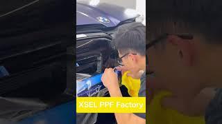How to install ppf of Front Bumper? #ppf #tpu #tph #car #detailing #wrap #factory