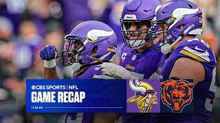 John Parker Romo DRILLS field goal in OT as Vikings survive Bears, improve to 9-2 | Game Recap