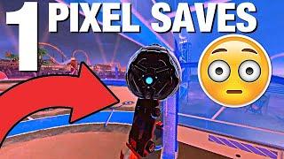 ROCKET LEAGUE EPIC SAVES  17 ! (1 PIXEL SAVES, BEST SAVES!?)