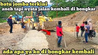 batu jomba terkini aneh tapi nyata jalan kembali di bongkar!!!!