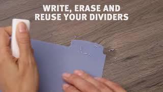 Avery Write And Erase Dividers