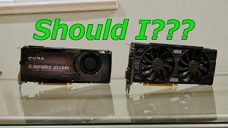 Should I replace my nvidia GTX 680 with an EVGA GTX 1050 Ti? (Benchmarks)