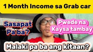 1 month income sa grab car || Malaki pa ba kitaan sa Grab car? Updated income sa grab car