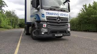 Category C+E HGV/LGV Driving test reversing exercise