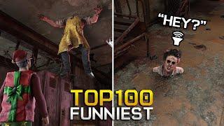 TOP 100 FUNNIEST Dead By Daylight PLAYS EVER RECORDED! (DBD FUNNY MOMENTS)