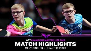 Felix Lebrun vs Alexis Lebrun | MS QF | WTT Champions Montpellier 2024