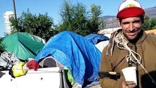 Cereal and Coffee at Kelowna Tent City by Outreach Kelowna Gospel Mission