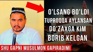 Aroq ichib san do'zaxga borip kelganmisan deydiganlar eshiting | Shukurulloh domla