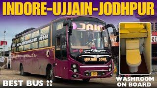 Indore to Jodhpur Best Bus by Jain Travels I इंदौर से जोधपुर के लिए एसी स्लीपर बस I 1 Hour Early I