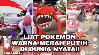 POKEMON WARNA MERAH PUTIH DI DUNIA NYATA!! 