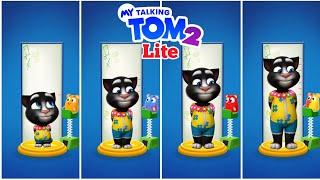 Happy Birthday Level 5 Vs Level 15 Vs Level 25 Vs Level 35 My Talking Tom 2 Lite #talkingtom