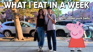 What I EAT NYC: Best KBBQ Pork Belly, Bingsoo, Pad Kee Mao, & Fast Food