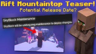 Mountaintop Update Teaser & Potential Release Date?! (Hypixel Skyblock News)