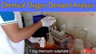 What is Chemical oxygen demand | analysis of high [COD] sample | Dilution method