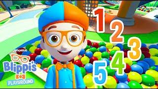 Blippi Counts to 10 in Roblox! | Toddler Learning | Blippi Educational Gaming Videos for Kids