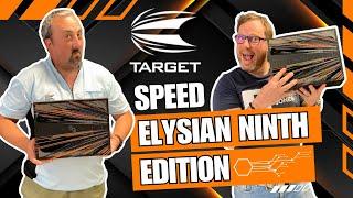 EXCLUSIVE LOOK AT THE ELYSIAN 9 SPEED EDITION TARGET DARTS AT TARGET HQ | UNBOXING AND CLOSER LOOK