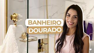 BANHEIRO DOURADO SEM FUROS E SEM SUJEIRAS!