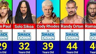 Age of WWE SmackDown Wrestlers in 2024