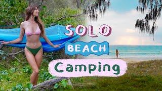 One Girl, One Hammock, One Wild Bush-to-Beach Escape  | Solo Camping |