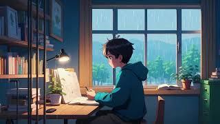 Learning atmosphere music that helps to concentrate️ The sound of rain improves concentration