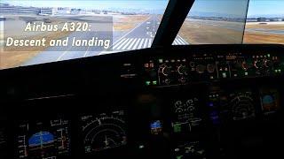 A320 Approach and Landing tutorial!