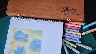 MUNGYO oil pastel - Gallery box with 72 colors - Demonstration & simple drawing 油画棒推荐