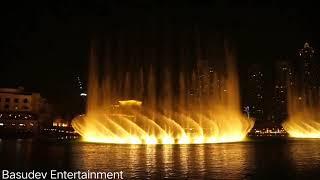 Tip Tip Barsa pani hindi song. with Dubai  Burjkhalifa    water  fountain show