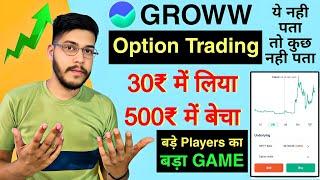 Groww app option trading for beginners in 2024 | Live f&o trading in groww app | grow kaise use kare