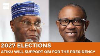 Peter Obi Rejects VP Slot: Atiku Is Going To Support Obi For The Presidency -Obidient Movement