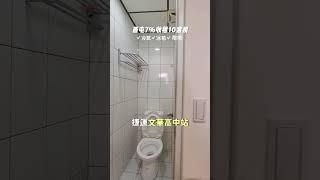 西屯區漢口商圈套房，7%報率，總建35坪，實際使用約60坪，房屋型態是公寓的5樓～6樓，收租10套房，電視、冷氣、冰箱全配。台中房屋仲介 尤阿甘