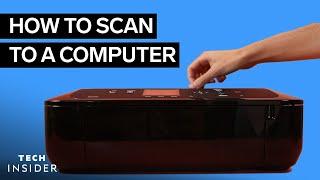 How To Scan A Document To Your Computer