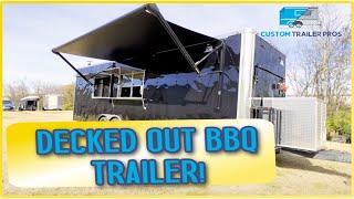 8 5x30 BBQ Trailer   Decked Out!