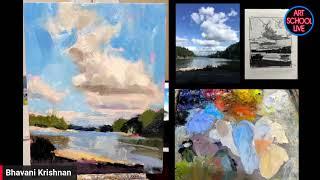 How to Paint Expressive Skies with Bhavani Krishnan