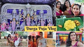 Durga Puja Vlog  with Family || Anjali, Prasad, Pandal Hopping & more...