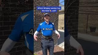 Which Wrigley Field vendor has the best hot dog call?
