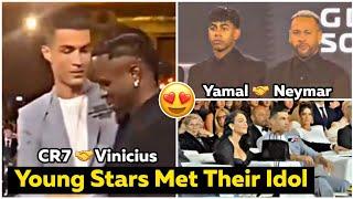 Lamine Yamal & Vinicius Jr Priceless Reactions on Meeting Their Idol Ronaldo at Globe Soccer Awards