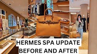 18 YEAR VINTAGE BIRKIN 25 REPAIR BY HERMES EXPERIENCE & PRICE