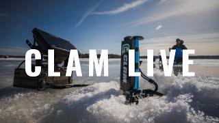 Run & Gun with CLAM LIVE Ice Fishing Accessories