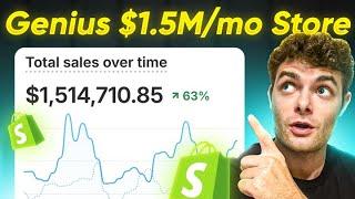 A Genius $1,500,000/month Shopify Niche Store (Full Breakdown)