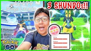 3 SHUNDO Lucario Caught on Mega Lucario Raid Day in Toronto, Canada - Pokemon GO