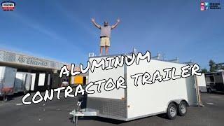 ALCOM EZ-HAULER: Ultimate All-Aluminum Contractor Trailer Walkthrough