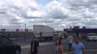 David Tallon Driving Indy Car