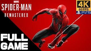 SPIDER-MAN REMASTERED PS5 Full Walkthrough Gameplay {4K 60FPS Ray Tracing} – No Commentary