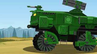 534 - Hihe Tank - Monsterpanzer VS Monster Truck - Cartoon über Panzer