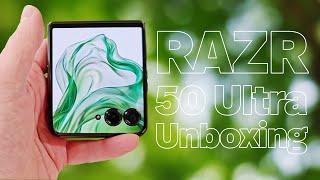 Unboxing the Motorola Razr 50 Ultra Premium Protective Cover Edition