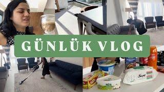 YENİ KAHVE FİNCANLARI  EVİ TOPLADIM  SALON KOLTUKLARINI SİLDİM  SÜPÜRGE YAPTIM ‍️ EV VLOG 