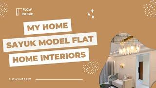 My Home Sayuk Model Flat | Interiors by Flow Interio | Best Interior Designer Studio in Hyderabad