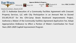 City Council meeting of November 12, 2024