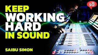 Just keep working hard as a sound engineer | Saibu Simon || converSAtions || SudeepAudio.com