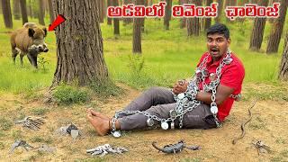 World's Hardest 50 Locks & Chain Escaping - Revenge Challenge  Telugu Experiments